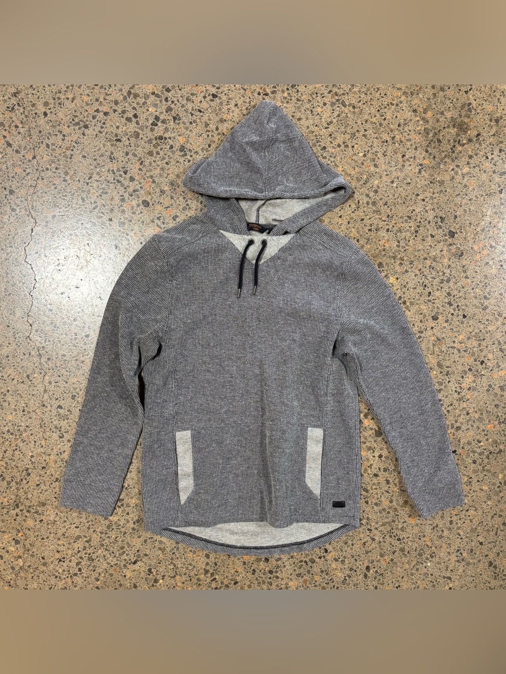 Grunge Outpost Makers Thin Hoodie (Large) Gray, Grey, Black
